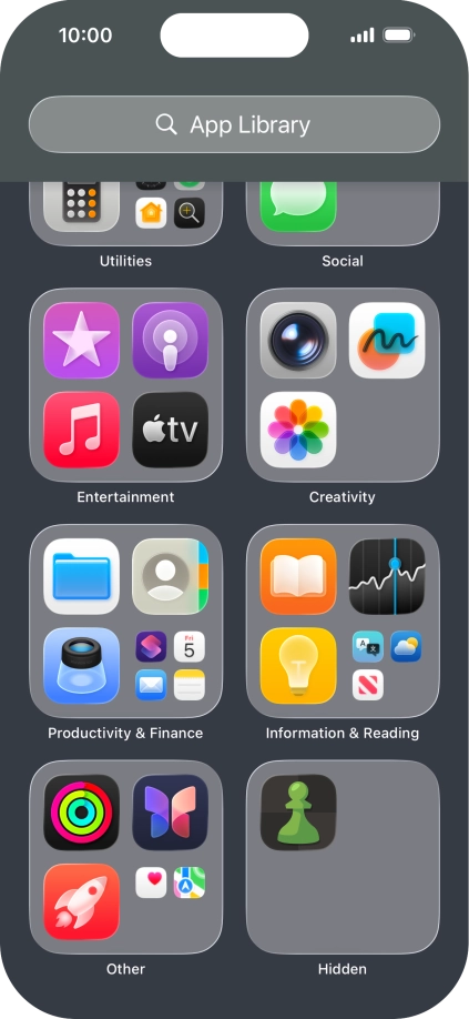 Press and hold the required app. Press and hold the required app.