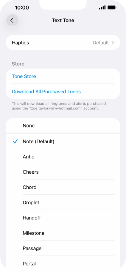 Press the required message tones to hear them. Press the required message tones to hear them.