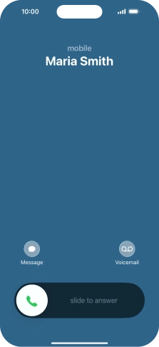 Press Voicemail when you get a call. Press Voicemail when you get a call.