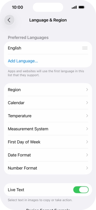 Press Add Language.... Press Add Language....
