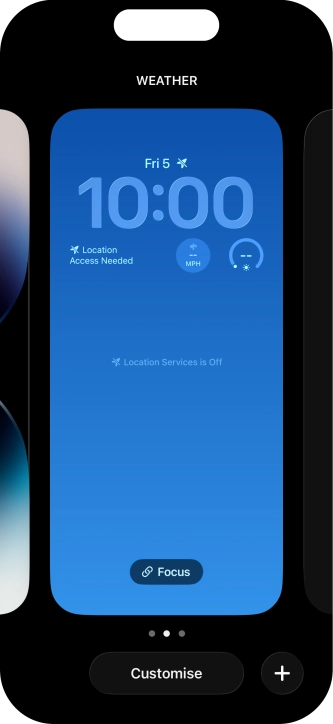 Press Focus. Press Focus.