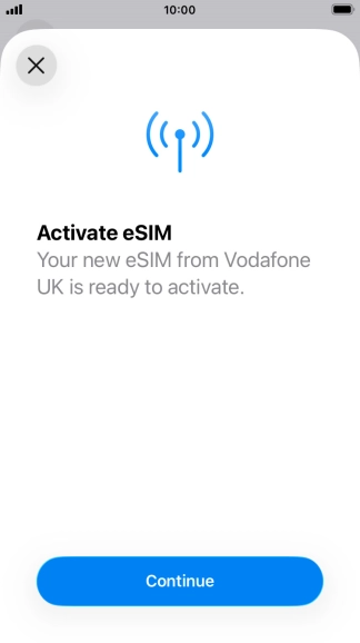 Press Continue. Press Continue.