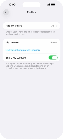 Press Find My iPhone. Press Find My iPhone.