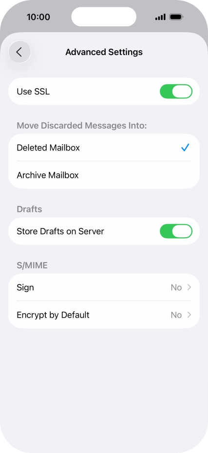 Press the indicator next to Press the indicator next to