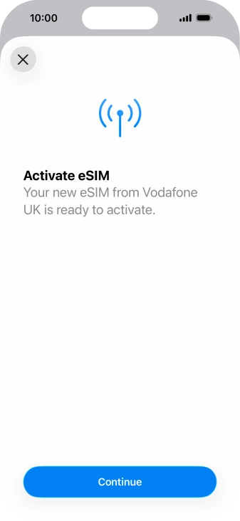 Press Continue. Press Continue.