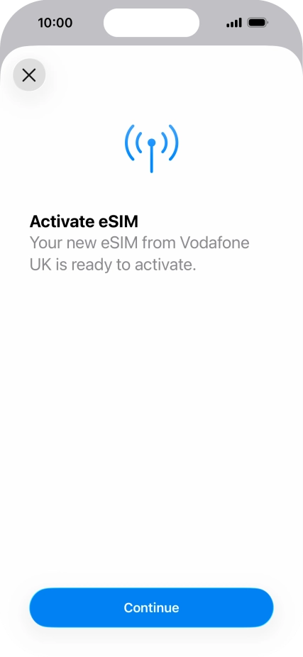 Press Continue. Press Continue.