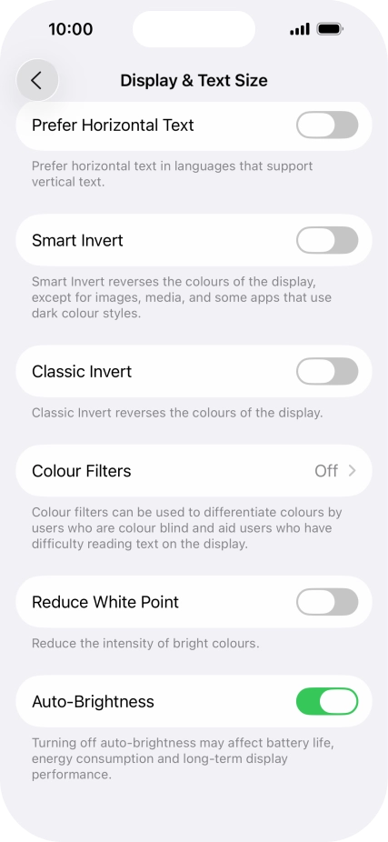 Press the indicator next to Press the indicator next to