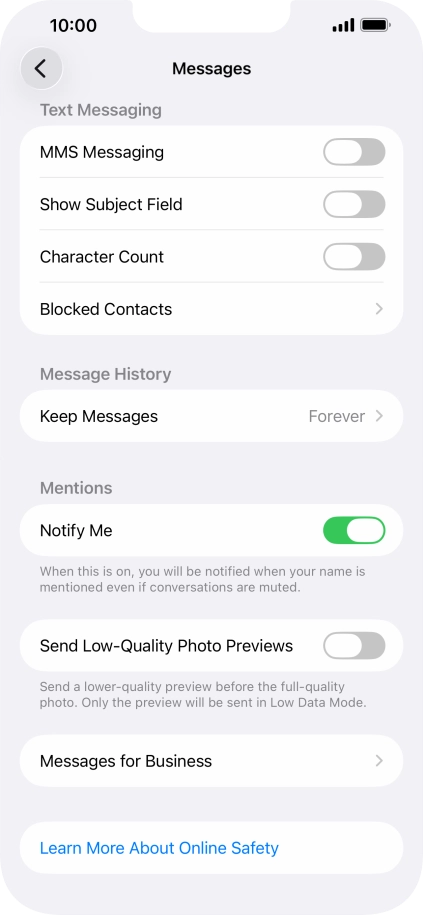 Press the indicator next to Press the indicator next to