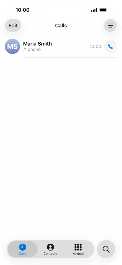 Press the menu icon. Press the menu icon.