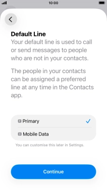 Press Continue. Press Continue.