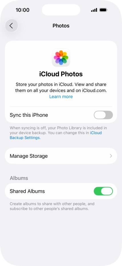 Press the indicator next to Press the indicator next to