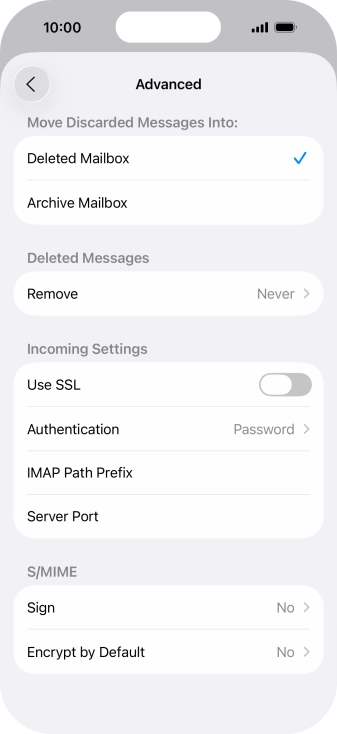 Press the indicator next to Press the indicator next to