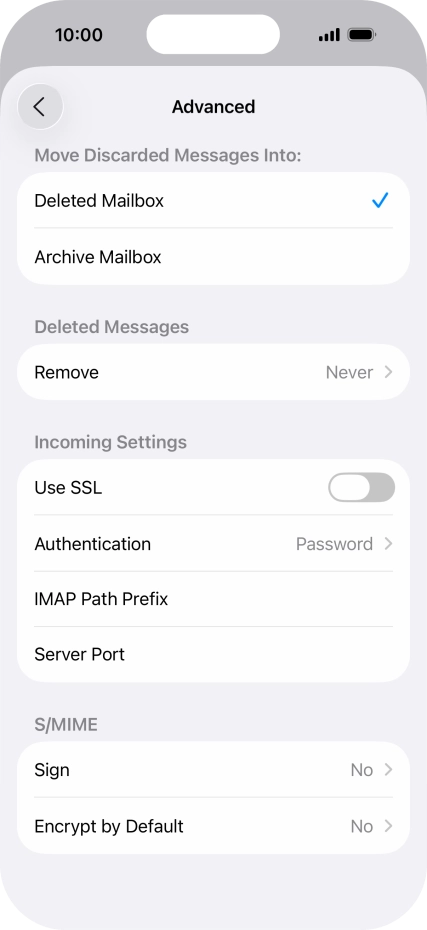 Press the indicator next to Press the indicator next to