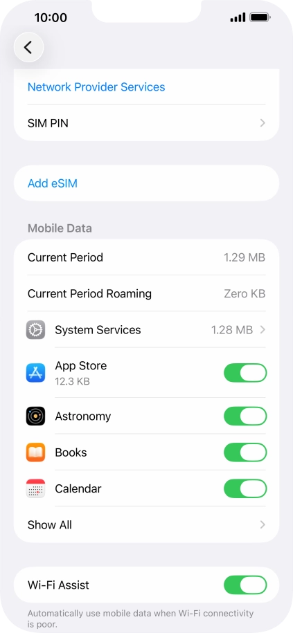 Press Add eSIM. Press Add eSIM.
