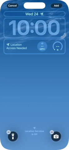 To customise the way the lock screen date is displayed, press the date widget and follow the instructions on the screen to select the required widget display mode. To customise the way the lock screen date is displayed, press the date widget and follow the instructions on the screen to select the required widget display mode.