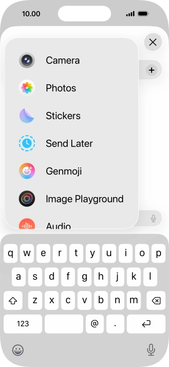 Press Genmoji. Press Genmoji.