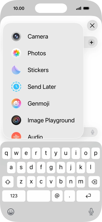 Press Genmoji. Press Genmoji.
