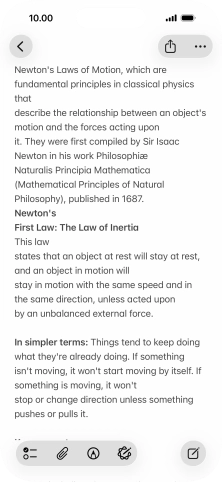 Press the Apple Intelligence icon. Press the Apple Intelligence icon.