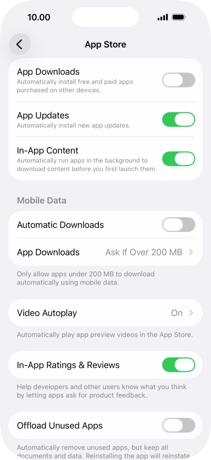 Press the indicator next to Press the indicator next to