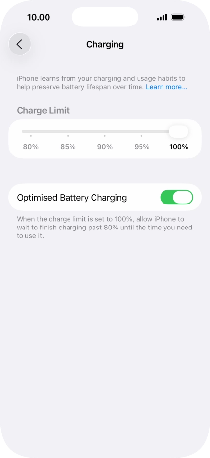 Press the indicator next to Press the indicator next to