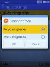 Highlight Fixed ringtones. Highlight Fixed ringtones.