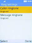 Select Caller ringtone. Select Caller ringtone.