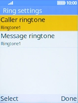 Select Caller ringtone. Select Caller ringtone.