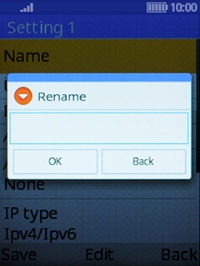 Key in Vodafone MMS and press the Left selection key. Key in Vodafone MMS and press the Left selection key.