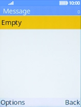 Press the Left selection key. Press the Left selection key.