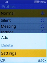 Select Settings. Select Settings.
