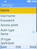 Select Name. Select Name.