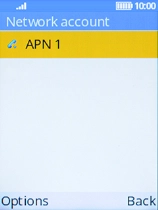 Press the Left selection key. Press the Left selection key.