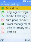 Select Restore factory settings. Select Restore factory settings.