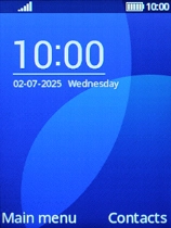 Press the Selection key. Press the Selection key.