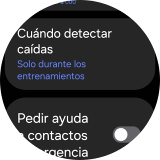 Pulsa Cuándo detectar caídas. Pulsa Cuándo detectar caídas.