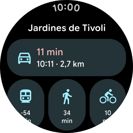 Pulsa el medio de transporte deseado. Pulsa el medio de transporte deseado.