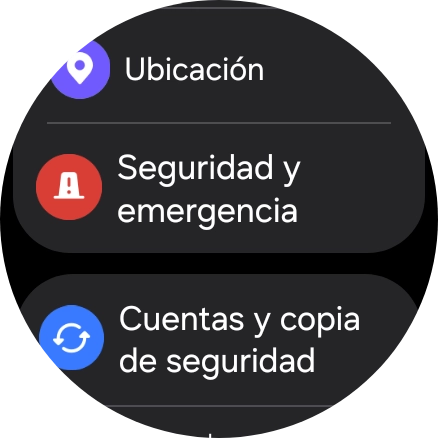Pulsa Seguridad y emergencia. Pulsa Seguridad y emergencia.