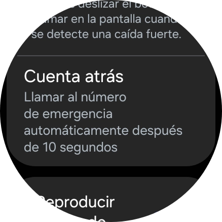 Pulsa Cuenta atrás. Pulsa Cuenta atrás.