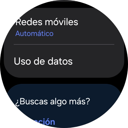 Pulsa Redes móviles. Pulsa Redes móviles.