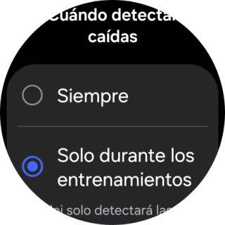 Pulsa el ajuste deseado. Pulsa el ajuste deseado.