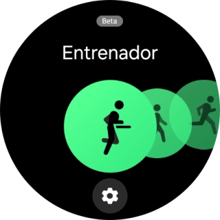 Desliza el dedo hacia la derecha o hacia la izquierda para seleccionar la actividad deseada. Desliza el dedo hacia la derecha o hacia la izquierda para seleccionar la actividad deseada.