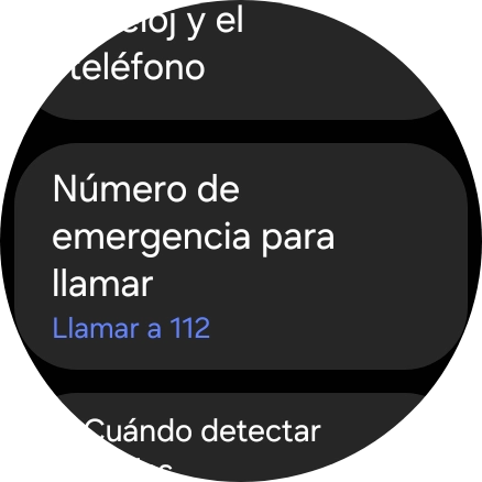 Pulsa Número de emergencia para llamar. Pulsa Número de emergencia para llamar.