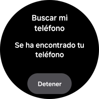 Pulsa Detener cuando hayas encontrado el teléfono. Pulsa Detener cuando hayas encontrado el teléfono.