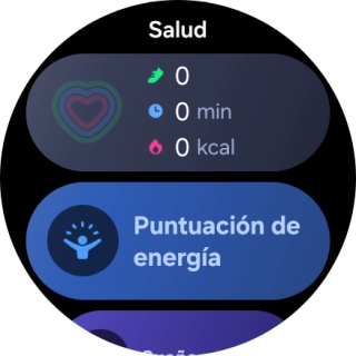 Pulsa el widget deseado para abrirlo. Pulsa el widget deseado para abrirlo.