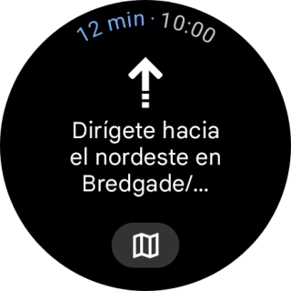 Sigue las indicaciones de la pantalla para llegar al destino seleccionado. Sigue las indicaciones de la pantalla para llegar al destino seleccionado.