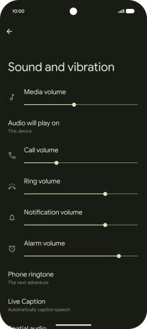 Press Phone ringtone. Press Phone ringtone.