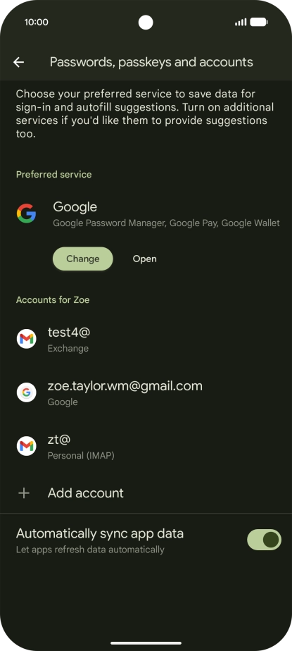 Press the indicator next to Press the indicator next to