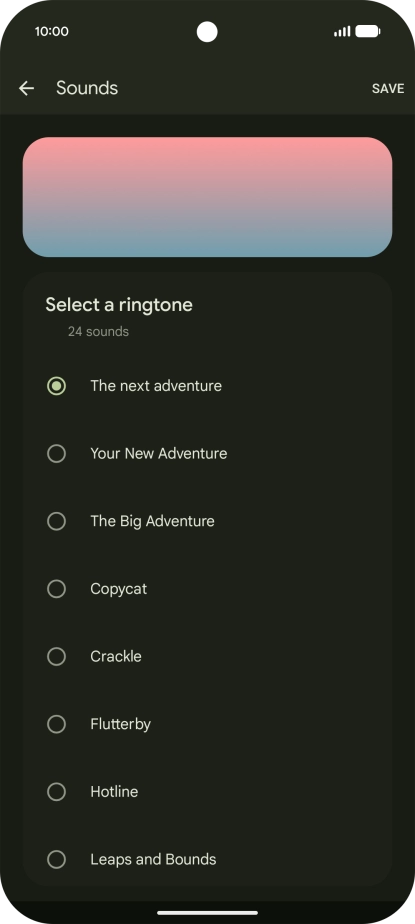 Press the required ring tones to hear them. Press the required ring tones to hear them.