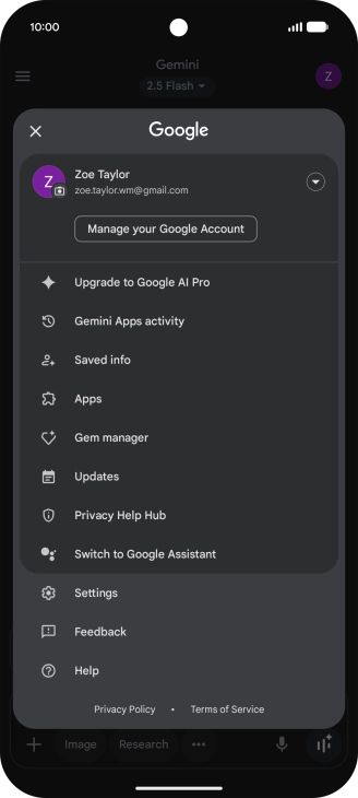Press Settings. Press Settings.