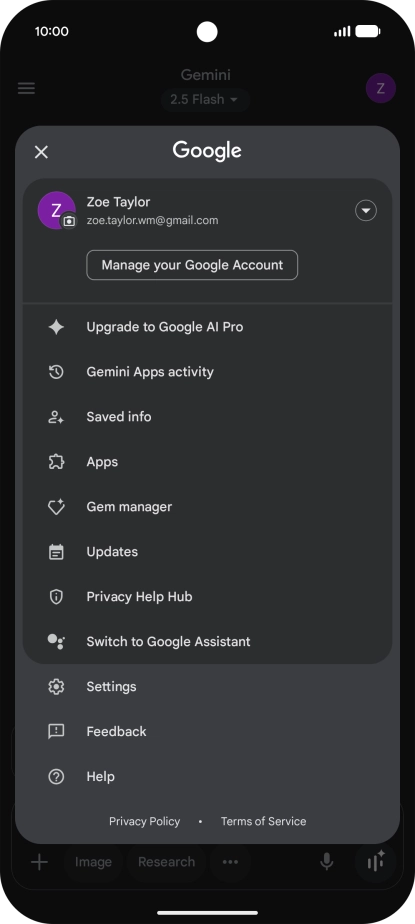 Press Settings. Press Settings.